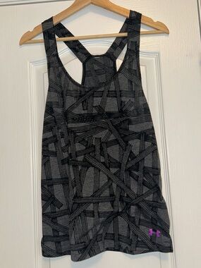 ⚡️Under Armour Black Patterned Tank Top